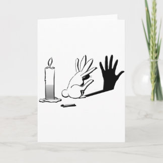 Shadow Rabbit by LightIllusions.com Card