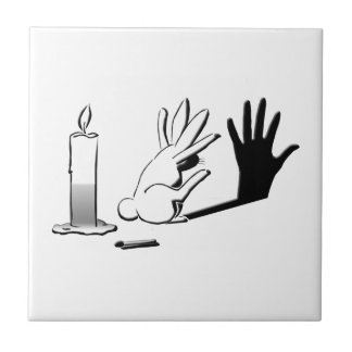 Shadow Rabbit by LightIllusions.com Tile