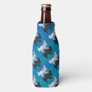Shadow Rabbit on Blue Bottle Cooler