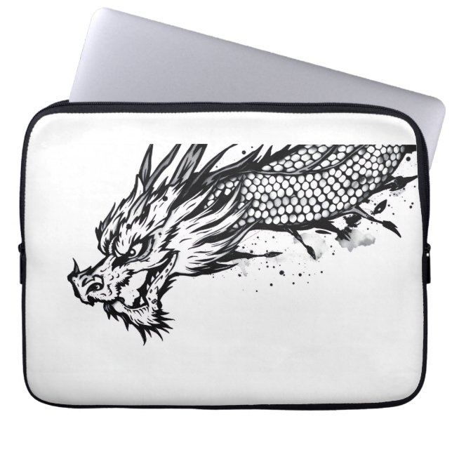 Shadow Scale Dragon Laptop Sleeve (Front)