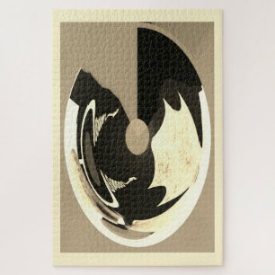 Shadow segment jigsaw puzzle