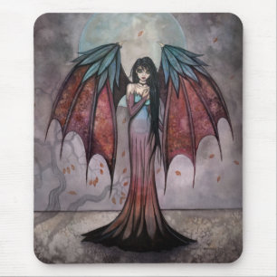 Shadow Trees Gothic Vampire Fantasy Fairy Art Mouse Mat