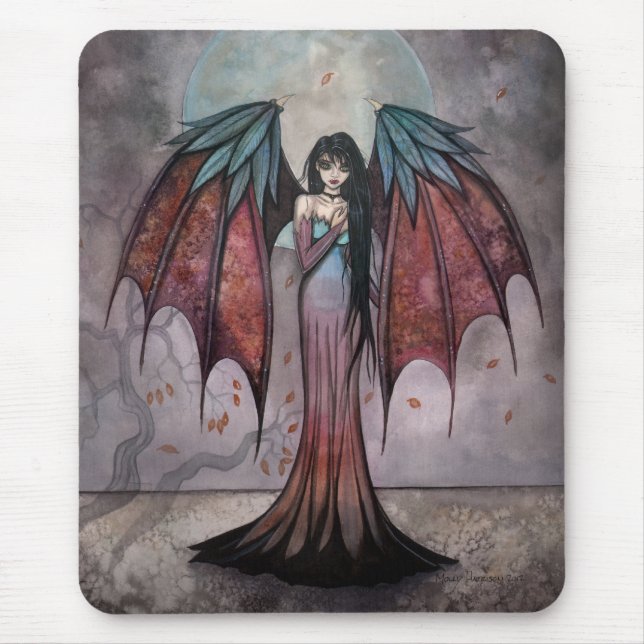 Shadow Trees Gothic Vampire Fantasy Fairy Art Mouse Mat (Front)