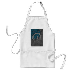 Shadow Turkey Noir by the Moon Standard Apron