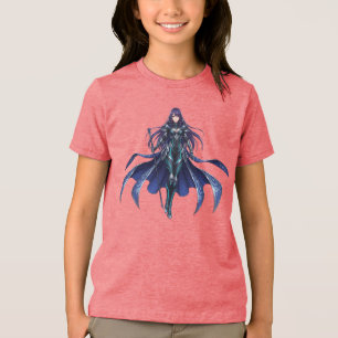 Shadow Warrior Anime Princess Battle Fantasy Kids' Tri-Blend Shirt