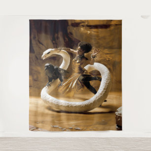 Shadow Work Occult Dark Witchy Recovery AI Art Tapestry