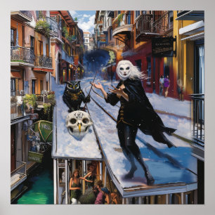 Shadow Work Witchy Recovery AI Art Matte Value Poster