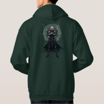Shadowblade Hoodie – Dark Back Design Unleashed