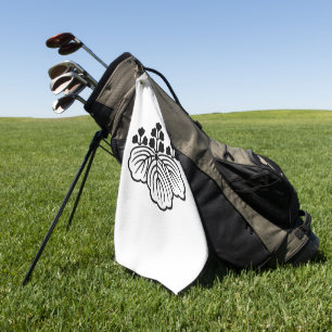 Shadowed paulownia with 5-3 blooms golf towel