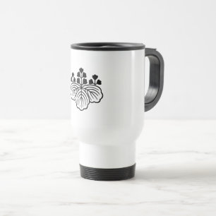 Shadowed paulownia with 5&3 blooms travel mug