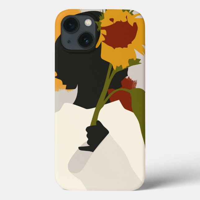 Shadowed Soul with Sunflower Print Case-Mate iPhone Case (Back)