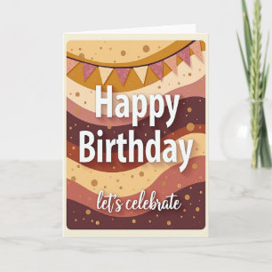 Shadowed Text Birthday Card