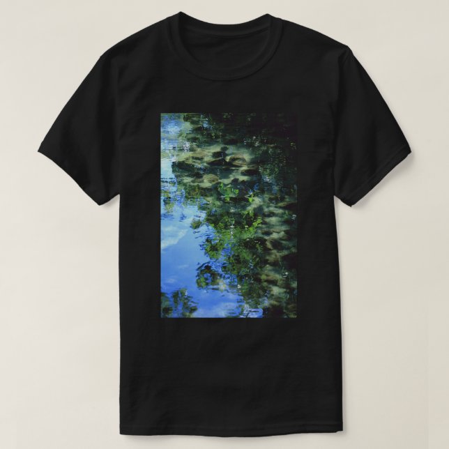Shadowed Turtle nature art beauty T-Shirt (Design Front)