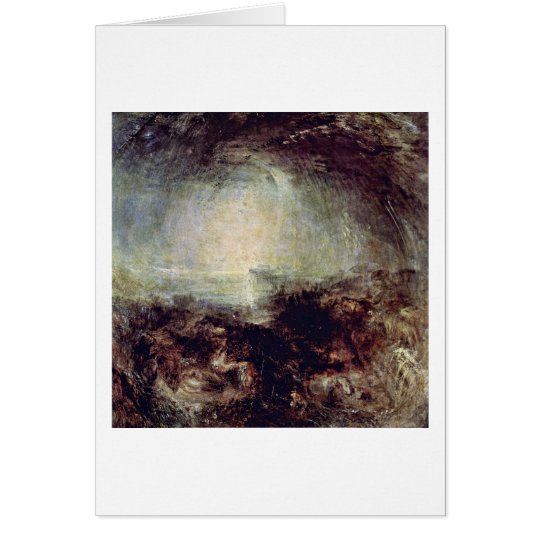 Shadows And Darkness By Joseph William Turner Card