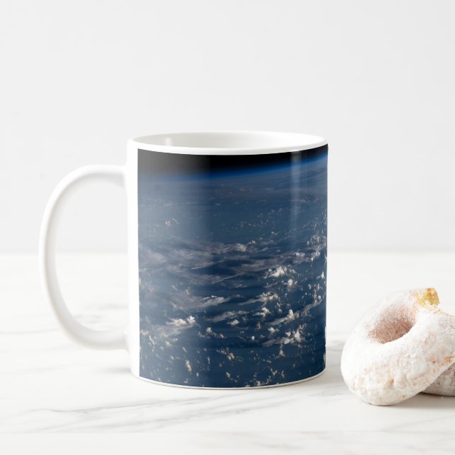 Shadows From Clouds Across The Philippine Sea Coffee Mug (With Donut)