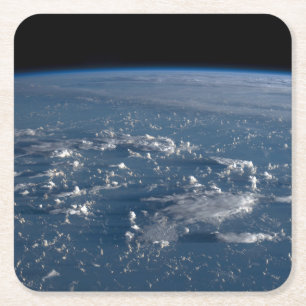 Shadows From Clouds Across The Philippine Sea Square Paper Coaster