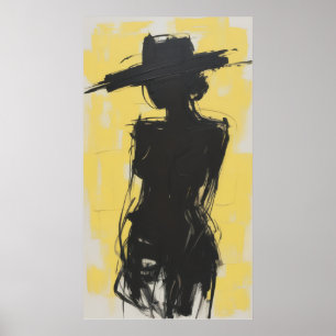 Shadows in Yellow Poster