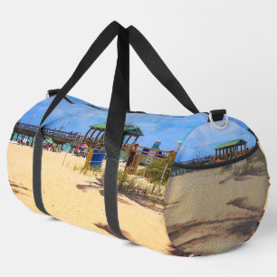 Shadows of Palm Trees Duffel Bag