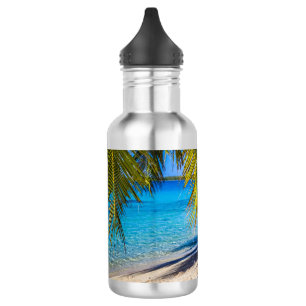 Shadows on the beach 532 ml water bottle