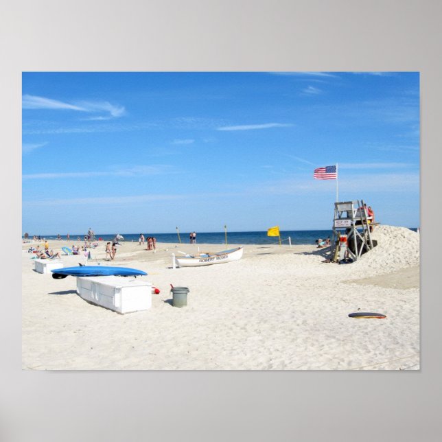 Shadows on the Beach Poster (Front)