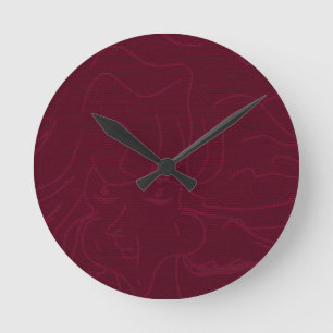 Shadowy Animation Round Clock
