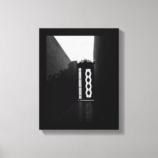 Shadowy Gate Canvas Print (Front)
