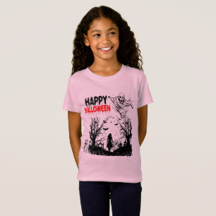 Shadowy Spirits Gathering pale pink T-Shirt