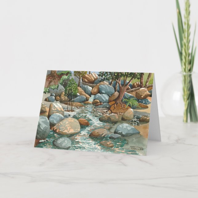 Shady Creek, Nevada City CA Card (Front)