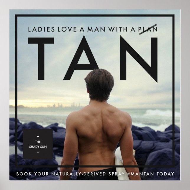 Shady Gent- The Man Tan Poster (Front)