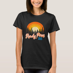 Shady Pines Miami Beach Florida Beach Summer Vacat T-Shirt