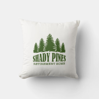 Shady Pines Throw Pillow