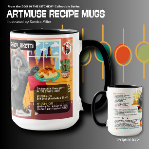 SHADY SKETTI Chow Art Muse Recipe  Mug