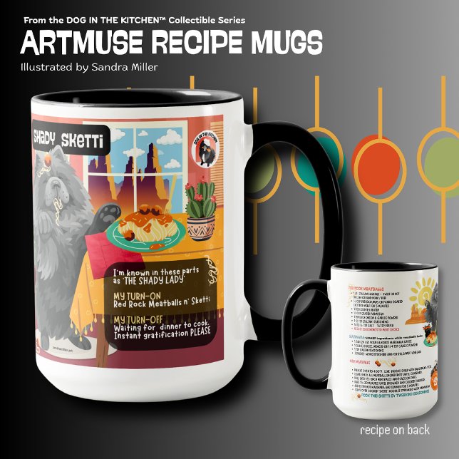 SHADY SKETTI Chow Art Muse Recipe  Mug (Creator Uploaded)