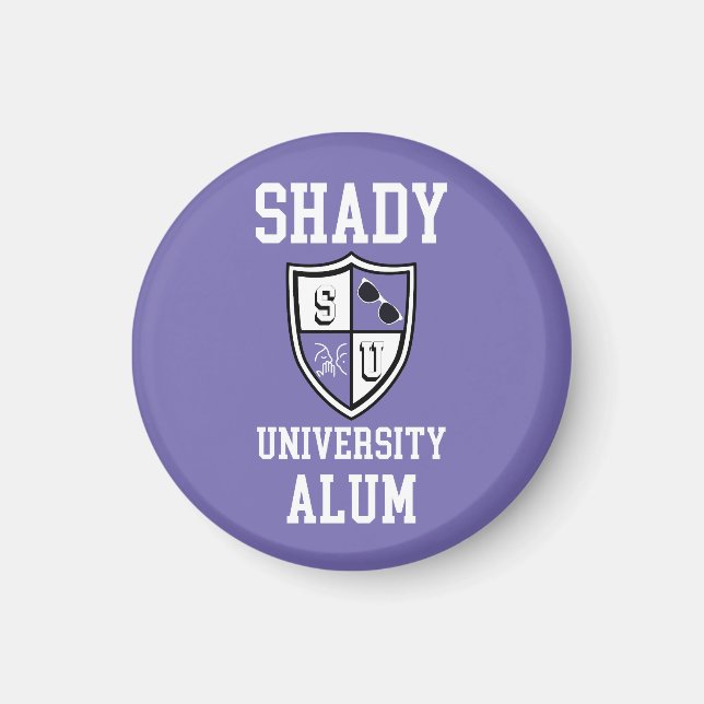Shady University Alum grad gossip periwinkle Magnet (Front)