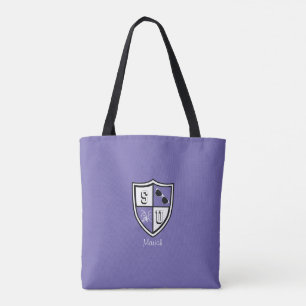 Shady University Alum grad periwinkle personalised Tote Bag
