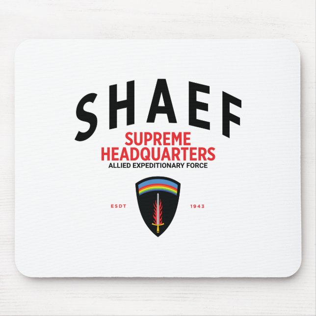 SHAEF Supreme Headquarters Mouse Mat (Front)