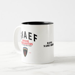 SHAEF Supreme Headquarters Two-Tone Coffee Mug