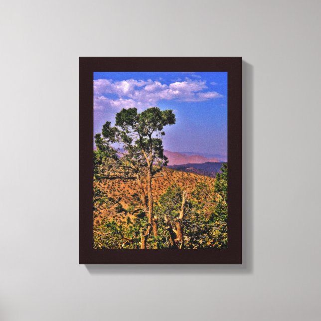 Shafa Mountains Canvas Print (Front)