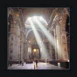 Shafts of sunlight pour through the windows magnet<br><div class="desc">COPYRIGHT Ric Ergenbright / DanitaDelimont.com | EU31 RER0004.jpg | Shafts of sunlight pour through the windows above the Papal Altar in St. Peter's Basilica at Vatican City.</div>