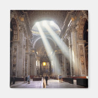 Shafts of sunlight pour through the windows