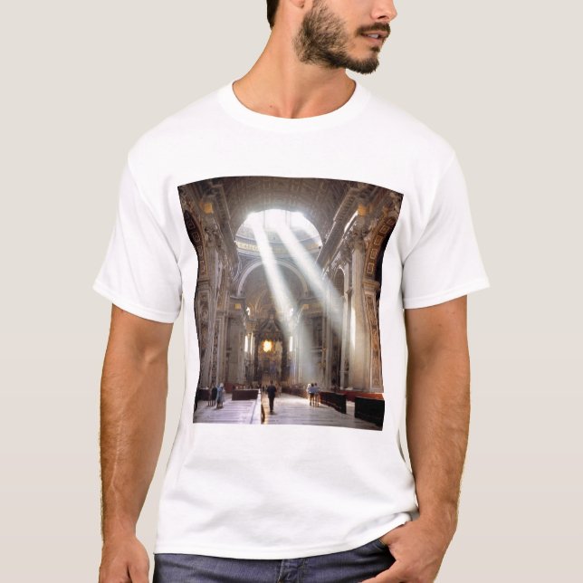 Shafts of sunlight pour through the windows T-Shirt (Front)