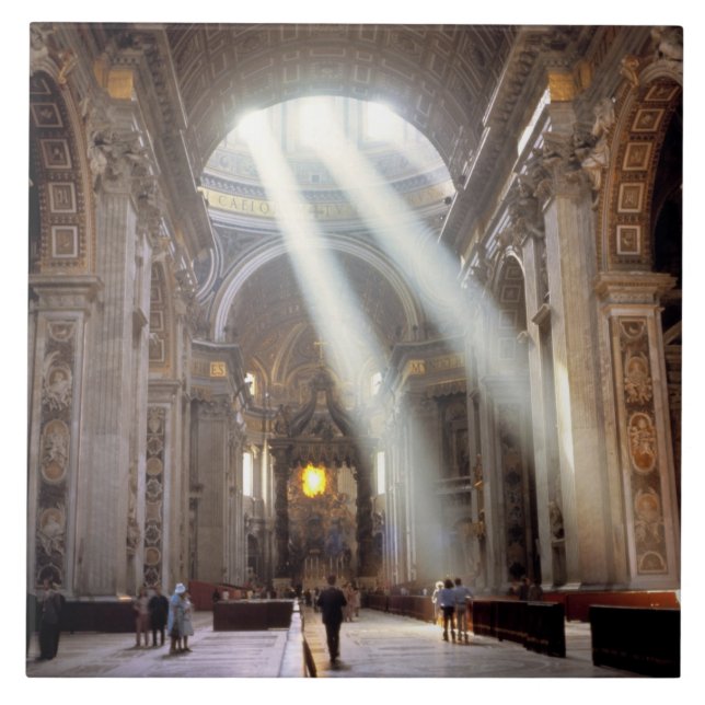 Shafts of sunlight pour through the windows tile (Front)