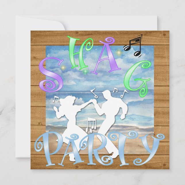 Shag - Dance Party Invitation (Front)