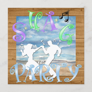 Shag - Dance Party Invitation