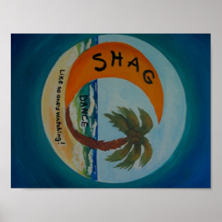 Shag Dance Poster Colour