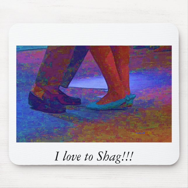 Shag with me mouse mat (Front)