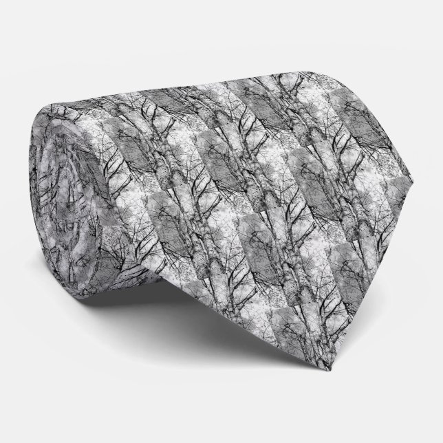 Shagbark Hickory Tree Necktie - Original (Rolled)