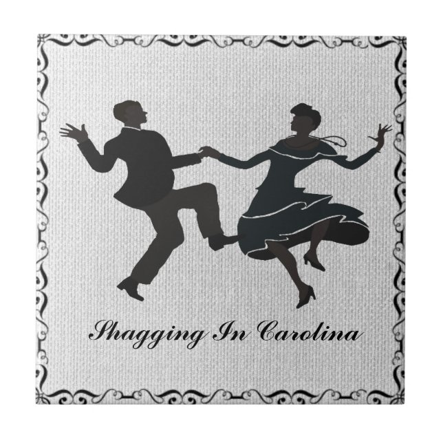 SHAGGING IN CAROLINA CERAMIC TILE (Front)