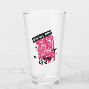 Shaggy and Scooby-Doo Meddling Kids Punk Outline Glass