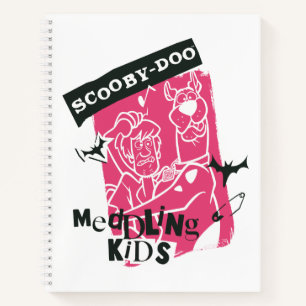 Shaggy and Scooby-Doo Meddling Kids Punk Outline Notebook